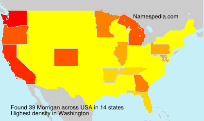 Surname Morrigan in USA