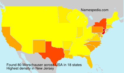 Surname Morschauser in USA
