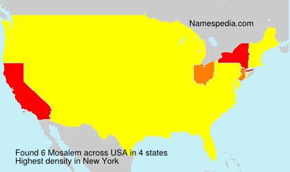 Surname Mosalem in USA