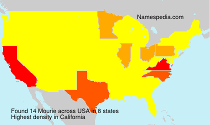 Surname Mourie in USA Surname Mourie in USA