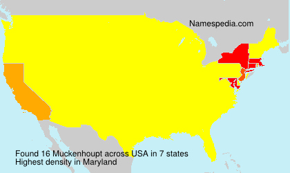 Surname Muckenhoupt in USA Surname Muckenhoupt in USA