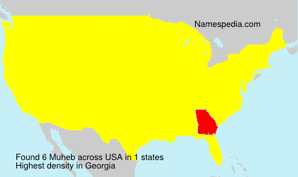 Surname Muheb in USA Surname Muheb in USA
