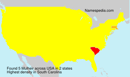 Surname Mulheir in USA