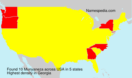 Surname Munyaneza in USA Surname Munyaneza in USA