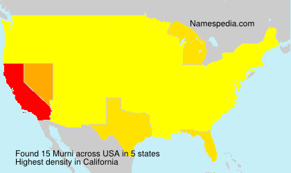 Surname Murni in USA