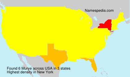 Surname Murye in USA