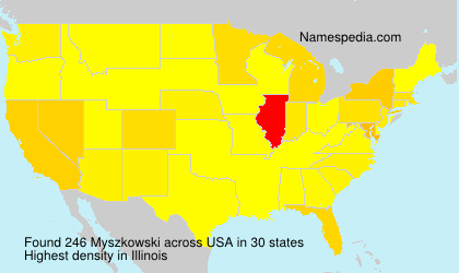 Surname Myszkowski in USA