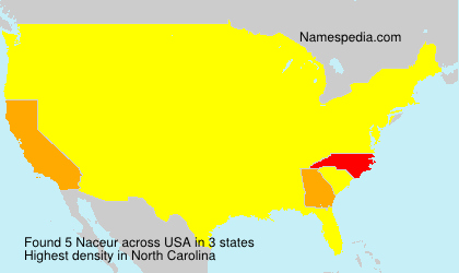 Surname Naceur in USA