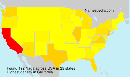 Surname Naga in USA