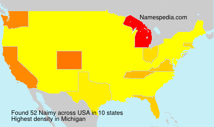 Surname Naimy in USA