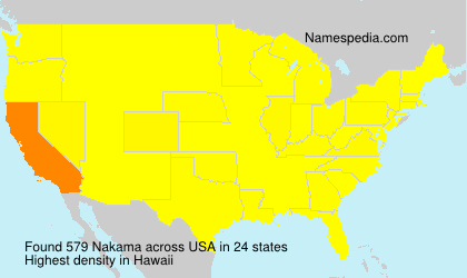 Surname Nakama in USA Surname Nakama in USA