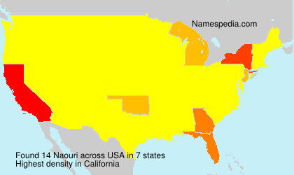 Surname Naouri in USA