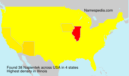 Surname Napientek in USA Surname Napientek in USA
