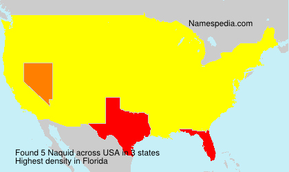 Surname Naquid in USA