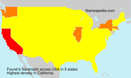 Surname Narahashi in USA Surname Narahashi in USA