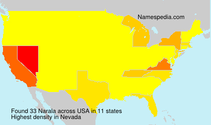 Surname Narala in USA