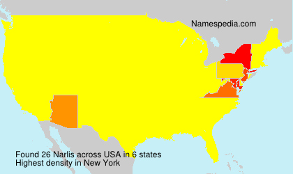 Surname Narlis in USA Surname Narlis in USA