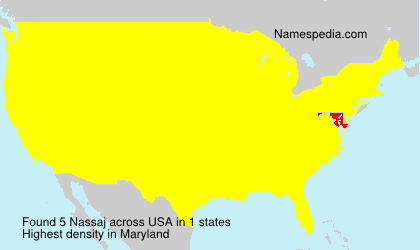 Surname Nassaj in USA