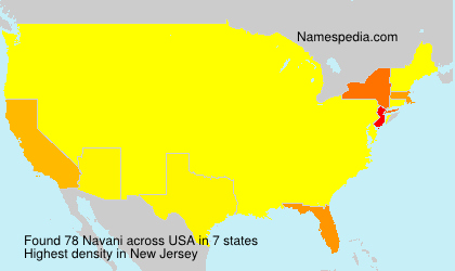 Surname Navani in USA
