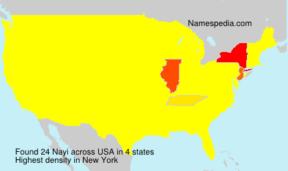 Surname Nayi in USA