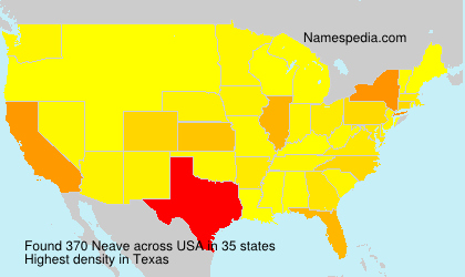 Surname Neave in USA