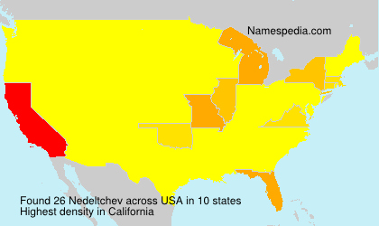 Surname Nedeltchev in USA