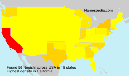 Surname Negishi in USA Surname Negishi in USA