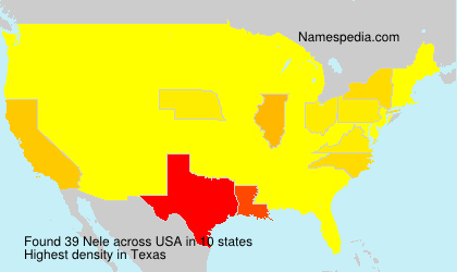 Surname Nele in USA