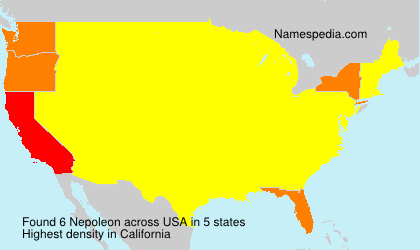 Surname Nepoleon in USA