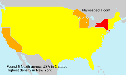 Surname Nezih in USA
