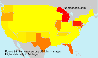 Surname Niemczak in USA