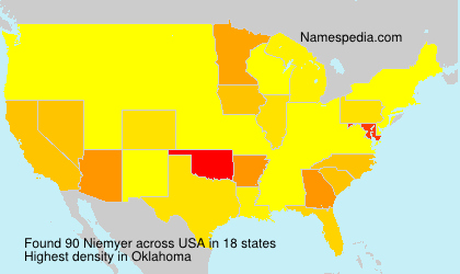 Surname Niemyer in USA