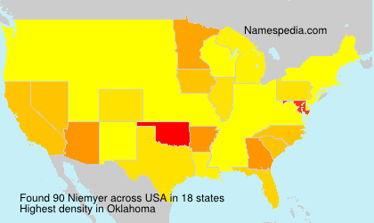 Surname Niemyer in USA Surname Niemyer in USA