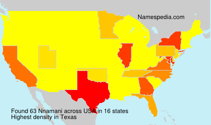 Surname Nnamani in USA