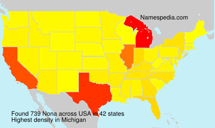 Surname Nona in USA