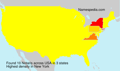 Surname Notaris in USA Surname Notaris in USA