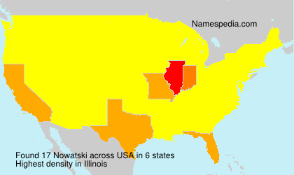 Surname Nowatski in USA