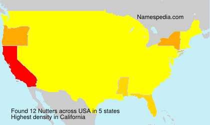 Surname Nutters in USA