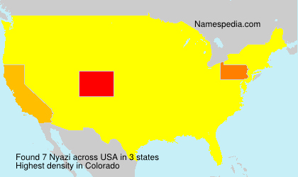 Surname Nyazi in USA