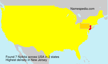 Surname Nyikita in USA