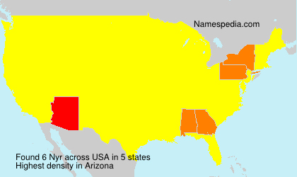 Surname Nyr in USA Surname Nyr in USA