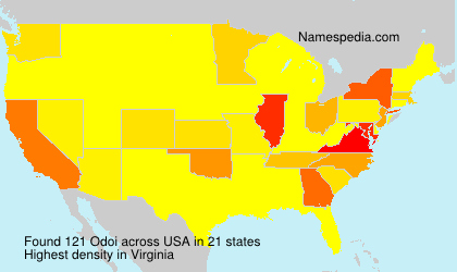 Surname Odoi in USA