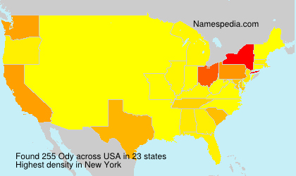 Surname Ody in USA