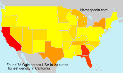 Surname Ogie in USA