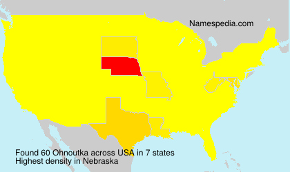 Surname Ohnoutka in USA