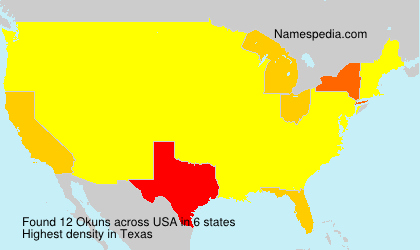 Surname Okuns in USA