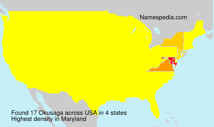 Surname Okusaga in USA