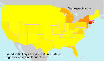 Surname Olbrys in USA