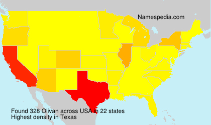 Surname Olivan in USA