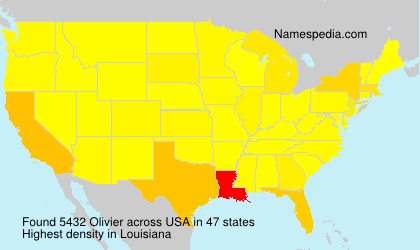 Surname Olivier in USA
